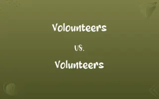 Volounteers vs. Volunteers