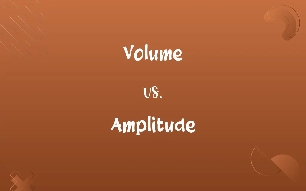 Volume vs. Amplitude