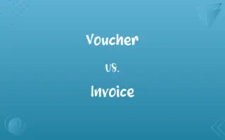 Voucher vs. Invoice