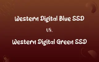 Western Digital Blue SSD vs. Western Digital Green SSD