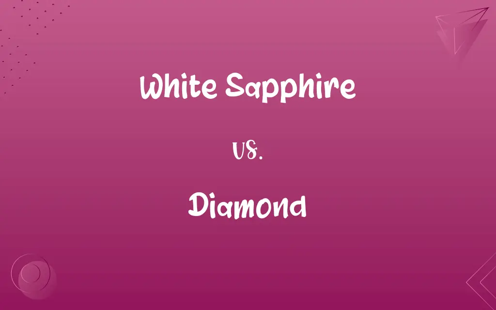 White Sapphire vs. Diamond