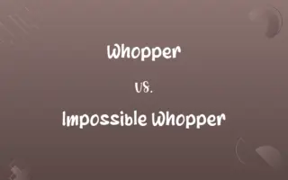 Whopper vs. Impossible Whopper