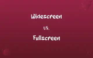 Widescreen vs. Fullscreen