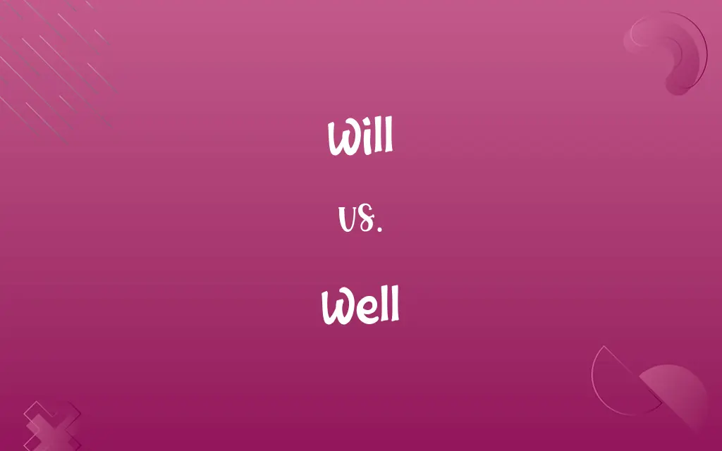 Will vs. Well