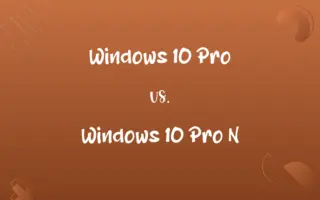 Windows 10 Pro vs. Windows 10 Pro N