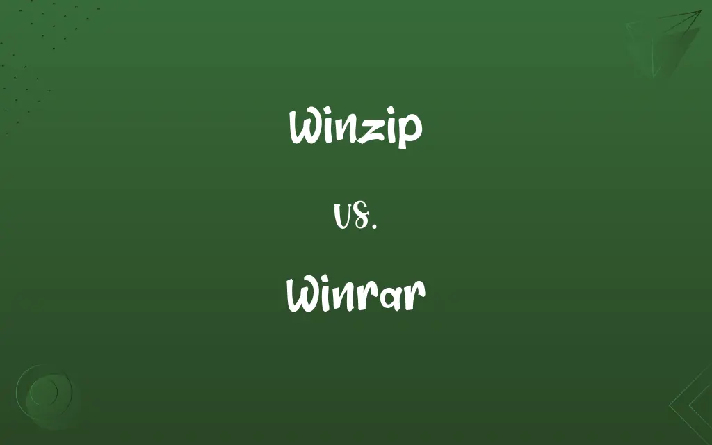 Winzip vs. Winrar