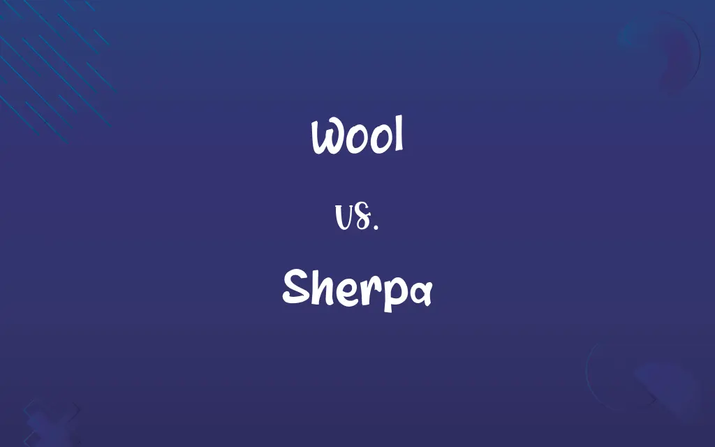Wool vs. Sherpa
