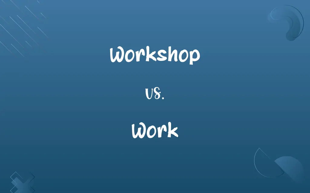 Workshop vs. Work