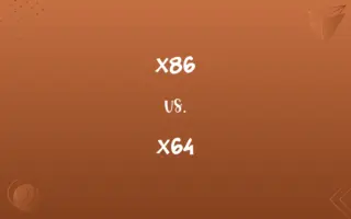 X86 vs. X64