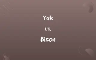 Yak vs. Bison