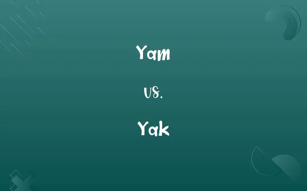 Yam vs. Yak