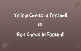 Yellow Cards In Football vs. Red Cards In Football