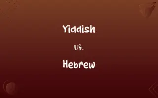 Yiddish vs. Hebrew